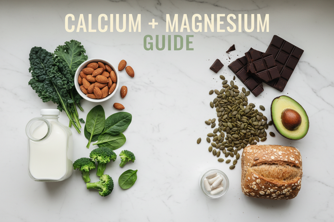 Calcium + Magnesium Guide: Bone Strength, Muscle Function & Nerve Support