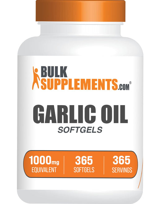 BulkSupplements.com Garlic Oil Softgels - Aged Garlic Supplements Garlic Extract 1000mg Capsules - Gluten Free 1 Softgel per Serving 365 Count (Pack of 1) - Unique Health