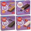 Protein One Protein Bars Variety - Chocolate Fudge Chocolate Chip Strawberries and Cream and Peanut Butter - 4 Flavor Keto Friendly Pack