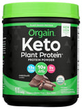 Orgain Organic Keto Vegan Protein Powder Chocolate - 10g Plant Based Protein 0g Sugar* Avocado & Coconut Oil Gluten Free No Dairy Lactose or Soy Ingredients For Smoothies & Shakes 0.97lb