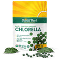 Sunlit Best USDA Organic Premium Chlorella Tablets 1000 Count | 100% Pure Chlorella Superfood Supplement High in Protein Chlorophyll Vitamins & Minerals | Supports Good Health Wellbeing
