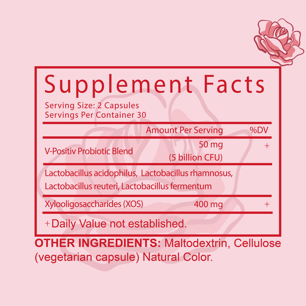 Women's Vaginal Probiotics, 60 Capsules
