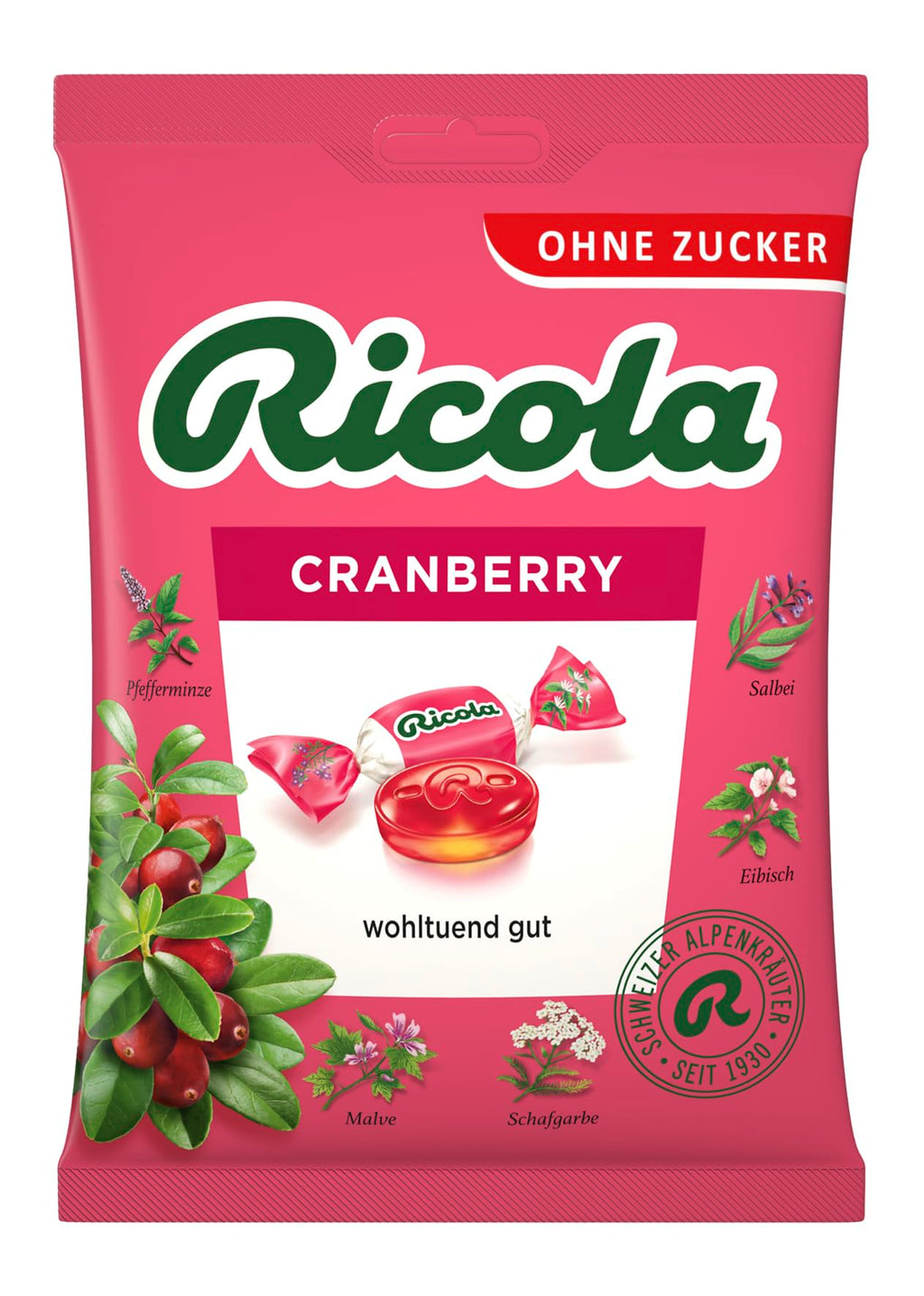 RICOLA o.Z. Cranberry Bonbons