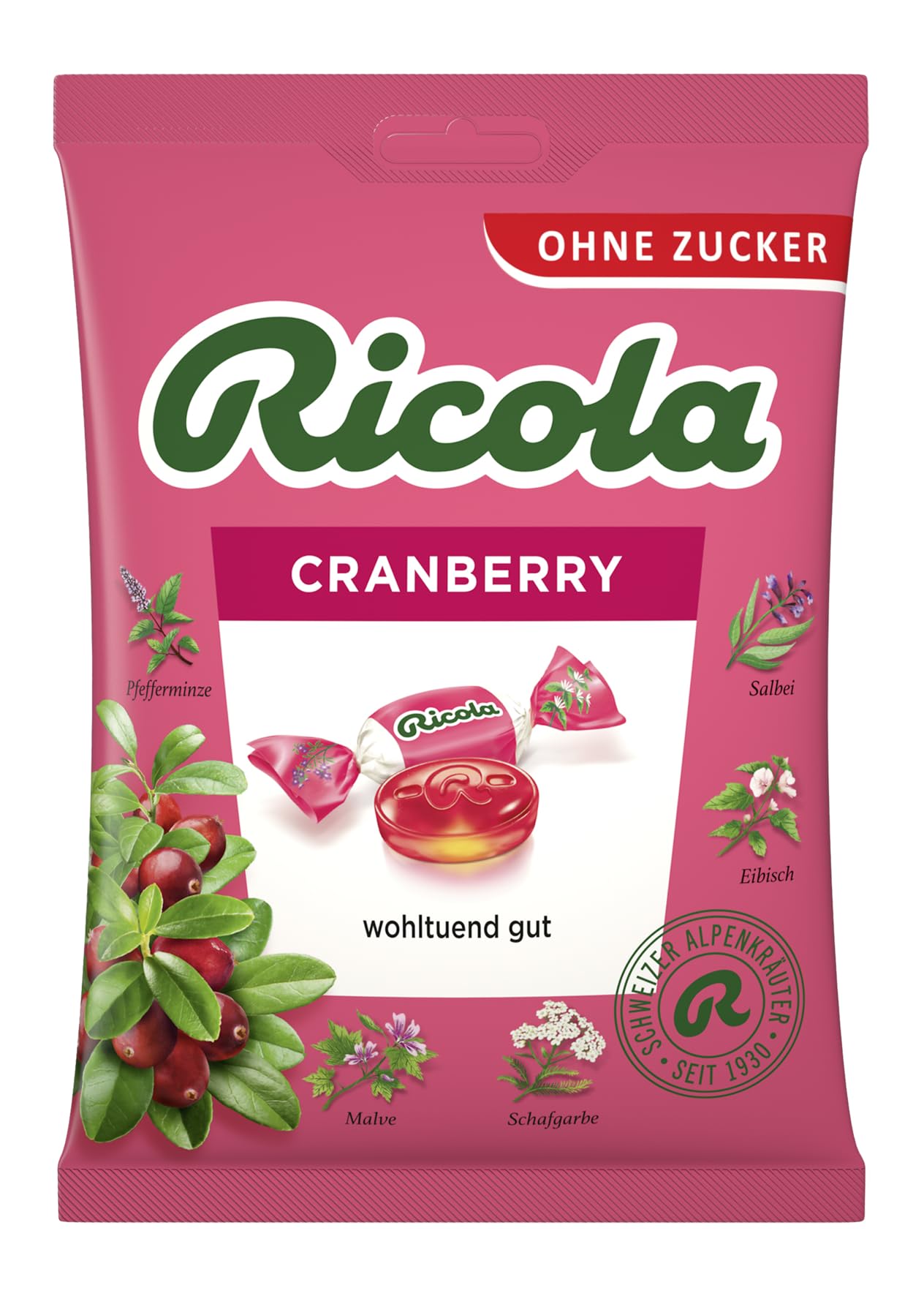 RICOLA o.Z. Cranberry Bonbons