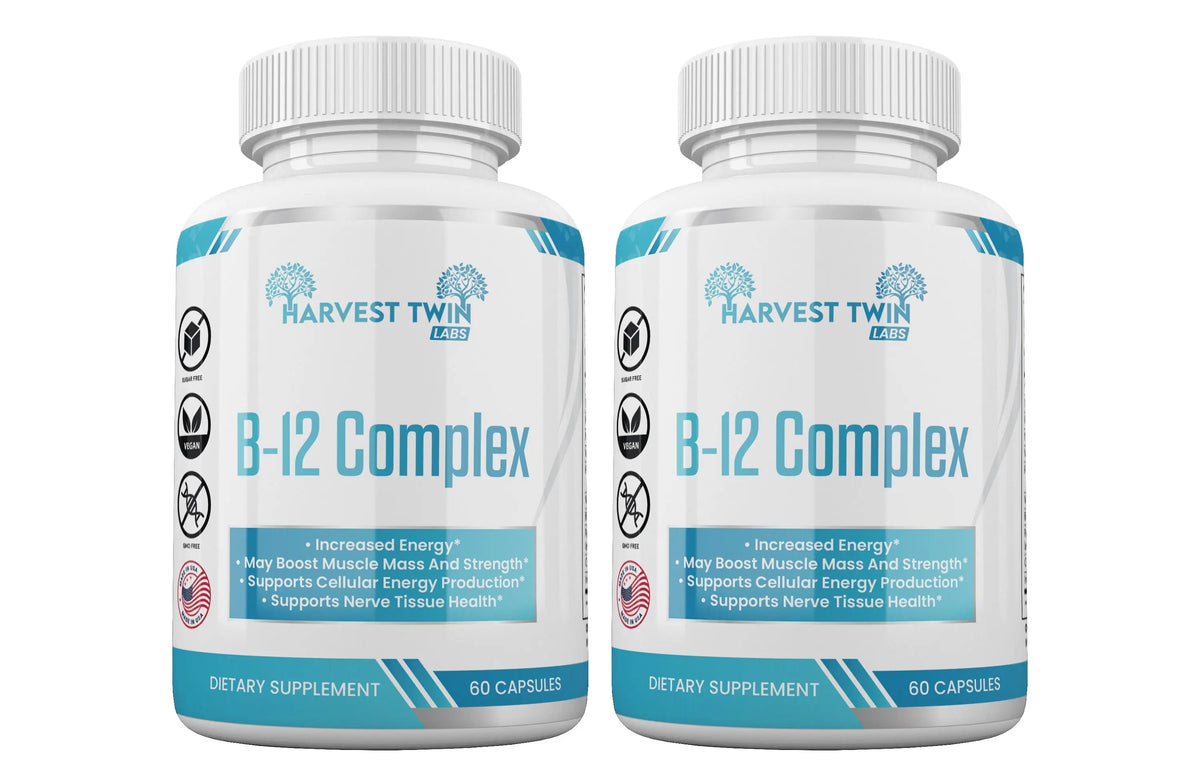 B-12 Complex Vitamin Supplement for Increased Energy & Vitality - Unique Health