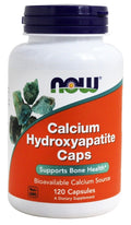 NowFoods Calcium Hydroxyapatite Caps 120 Capsules - Unique Health