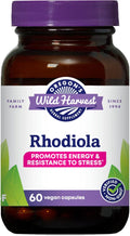 Oregons Wild Harvest Rhodiola Supplement 60 Count