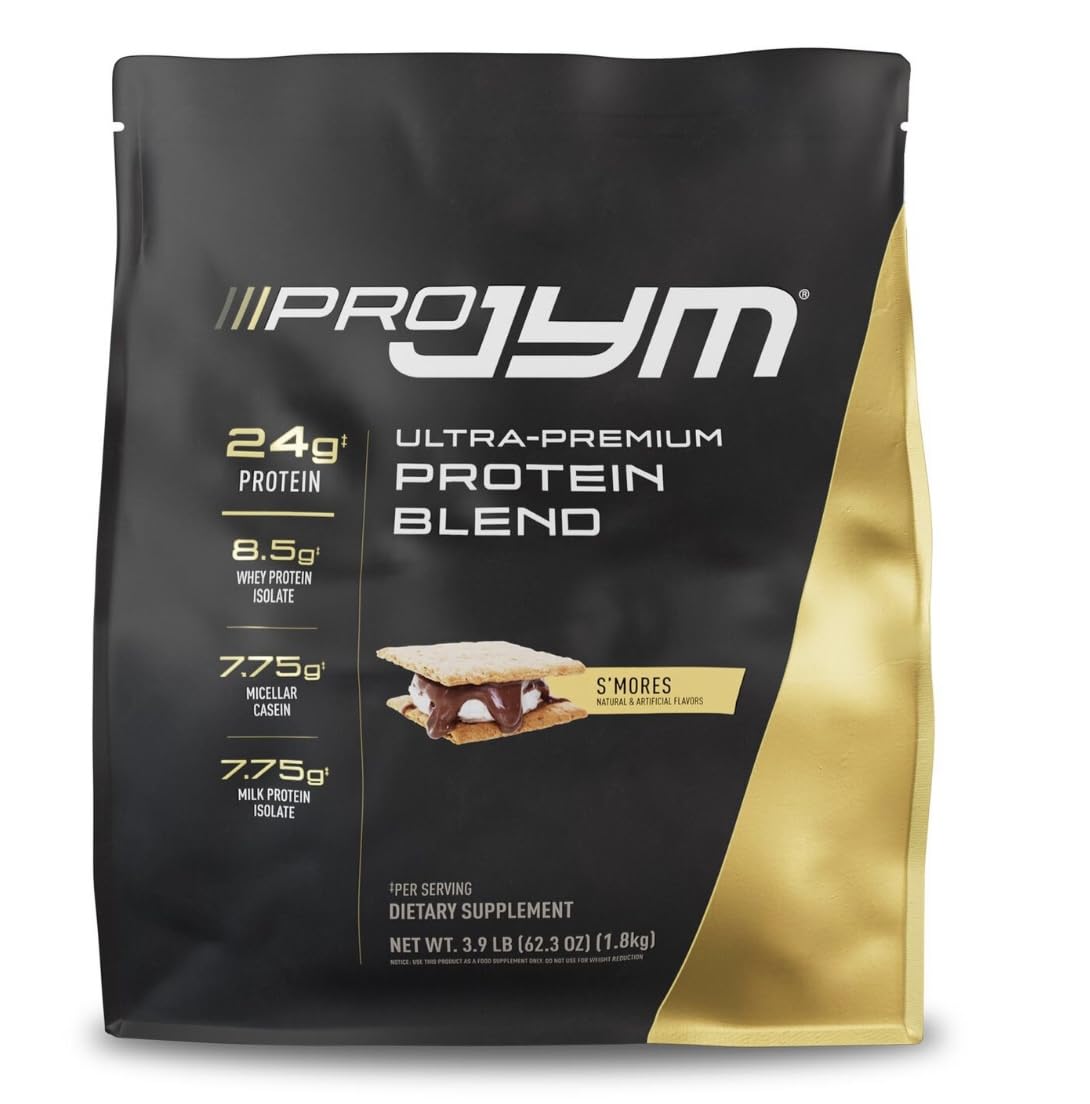 Pro JYM SMores Protein Powder - Whey Protein Isolates Casein & Milk Protein Lean Muscle Building for Men & Women JYM Supplement Science 45 Servings