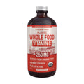 Organic Vitamin C Liquid - 250 mg | Whole Food Vitamin C Supplement from Fruit Plus Absorption Cofactors Rutin & Citrus Bioflavonoids - Immune Support Antioxidant Total Health (96 Servings) - Unique Health