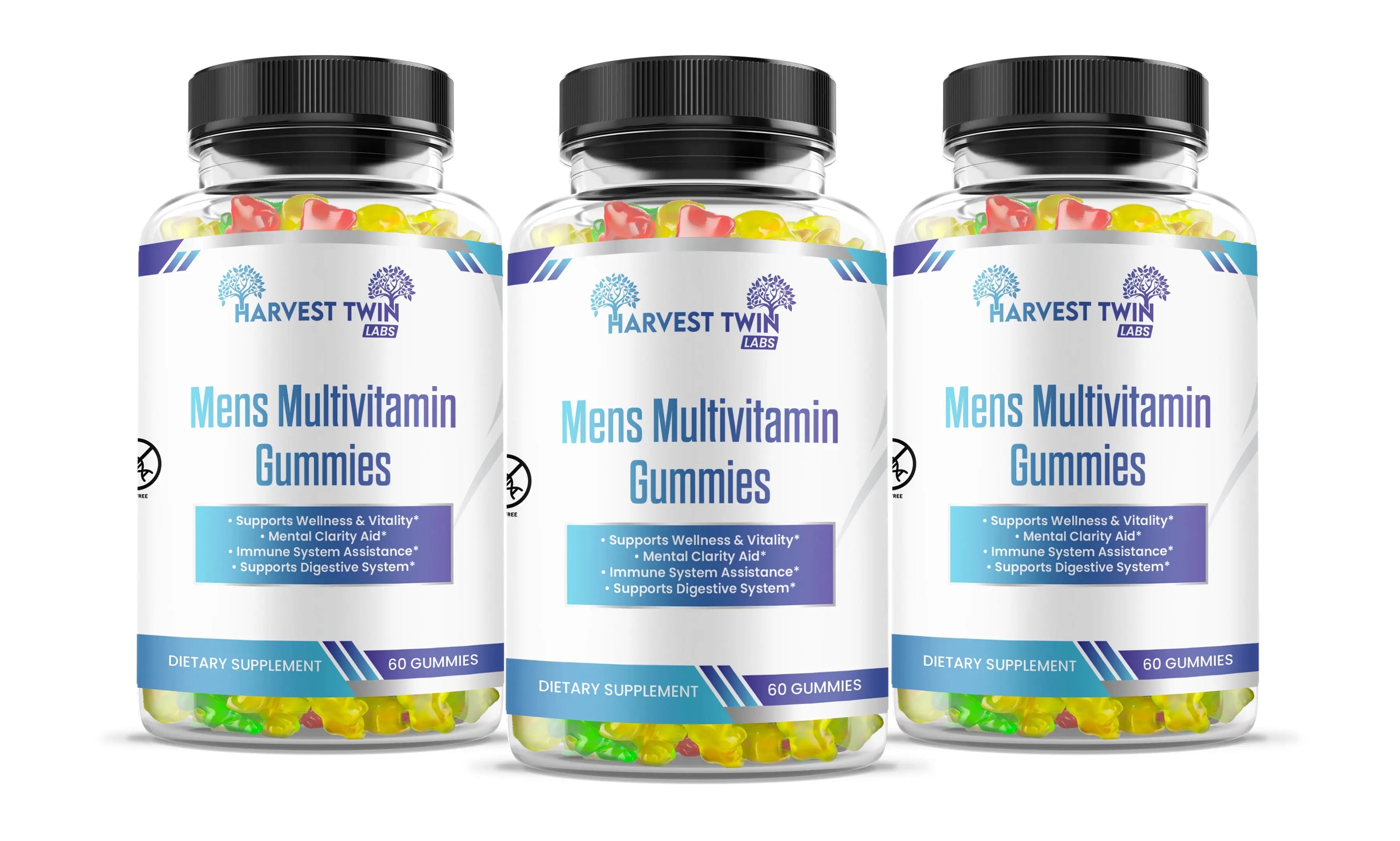 Berry Boost Men's Multivitamin Gummies: Complete Vitamin Support