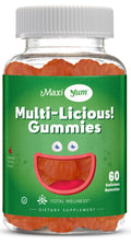 Maxi Health Multivitamin Gummies Vitamins for Adults & Kids - Cherry Flavored Gummy Multivitamins - 60 Vitamin Gummies for Women and Men - Daily Multi Vitamin Womens & Mens Multivitamins Gummies - Unique Health