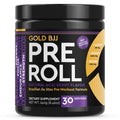 Gold BJJ PreRoll - Jiu Jitsu Pre Workout Supplement for Energy Focus and Endurance - Martial Arts Specific Pre-Workout Powder Formula with Natural Flavors (Acai Berry 30 Servings)