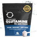 Gains in Bulk Glutamine Powder - Extreme Muscle Recovery Anti-Catabolic L-Glutamine for Protection & Recovery | Promotes Longer State of Muscle Growth (450 Grams)