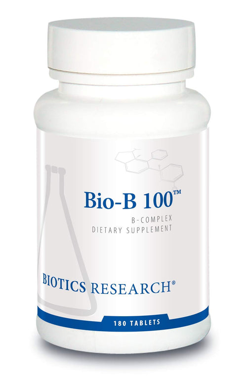 Biotics Research Bio B 100 - Vitamin B Complex Promotes Energy and Health - 180 Tablets - Unique Health