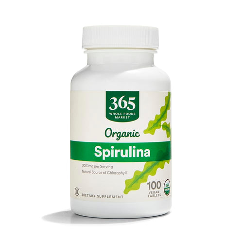 365 by Whole Foods Market Spirulina 3000mg 100 Count - Unique Health