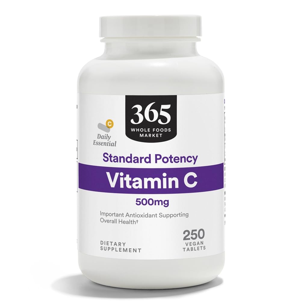 365 by Whole Foods Market Vitamin C 500Mg 250 Tablets - Unique Health