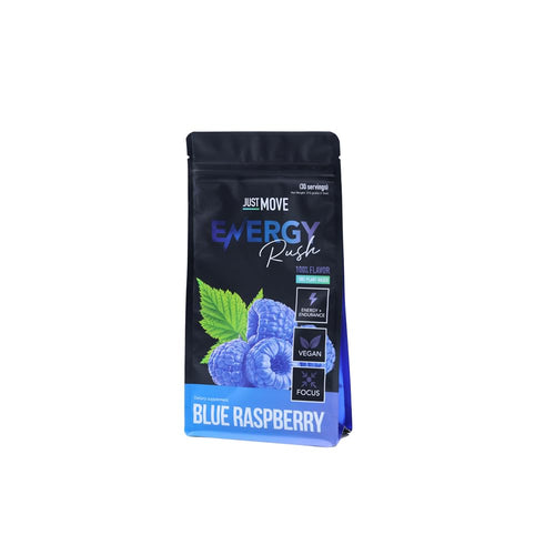 Blue Raspberry Energy Rush - Pre Workout - Unique Health